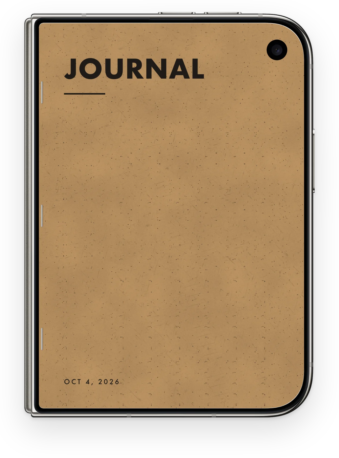A brand new kraft Journal